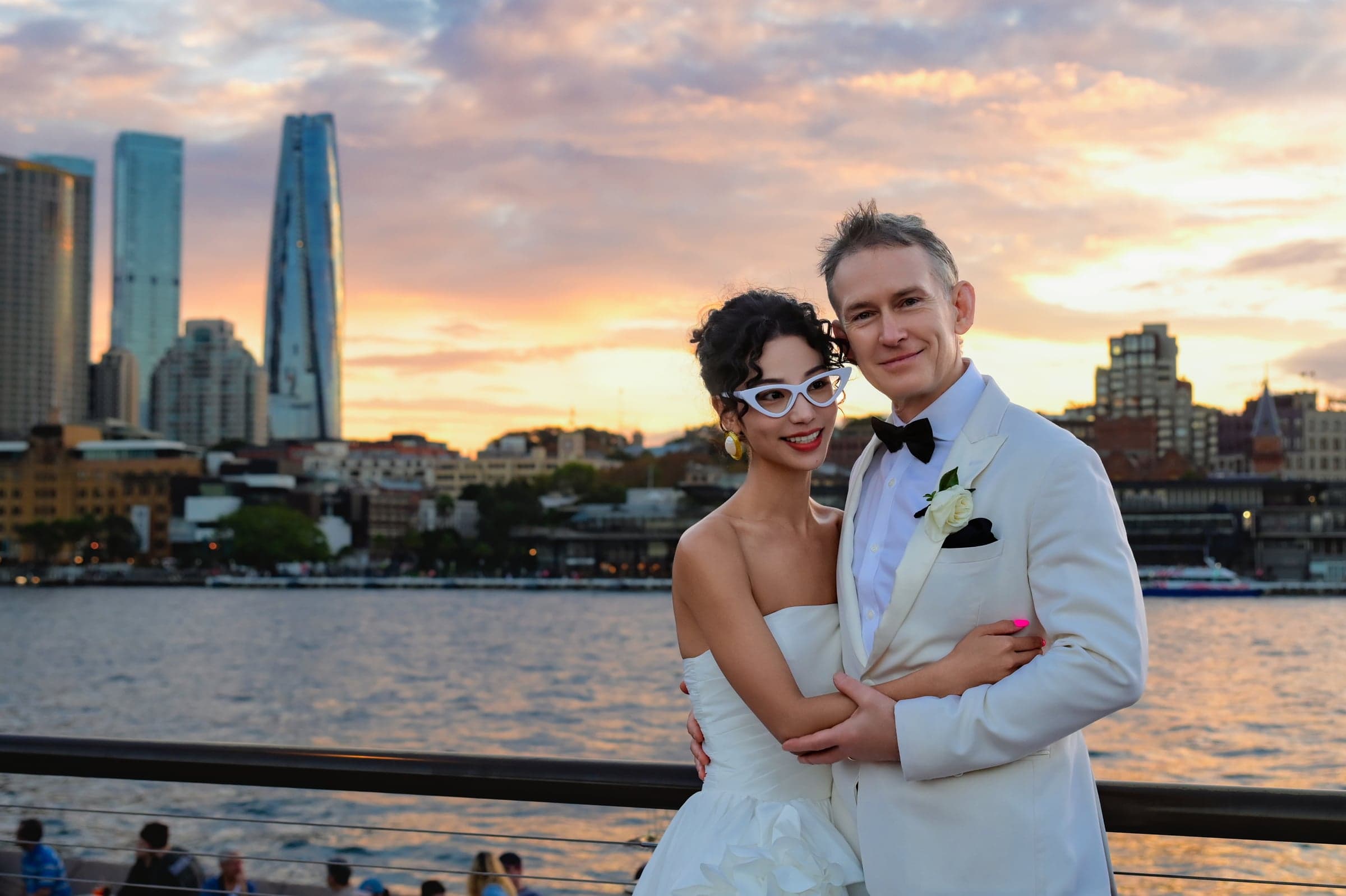 Bridal couple portrait